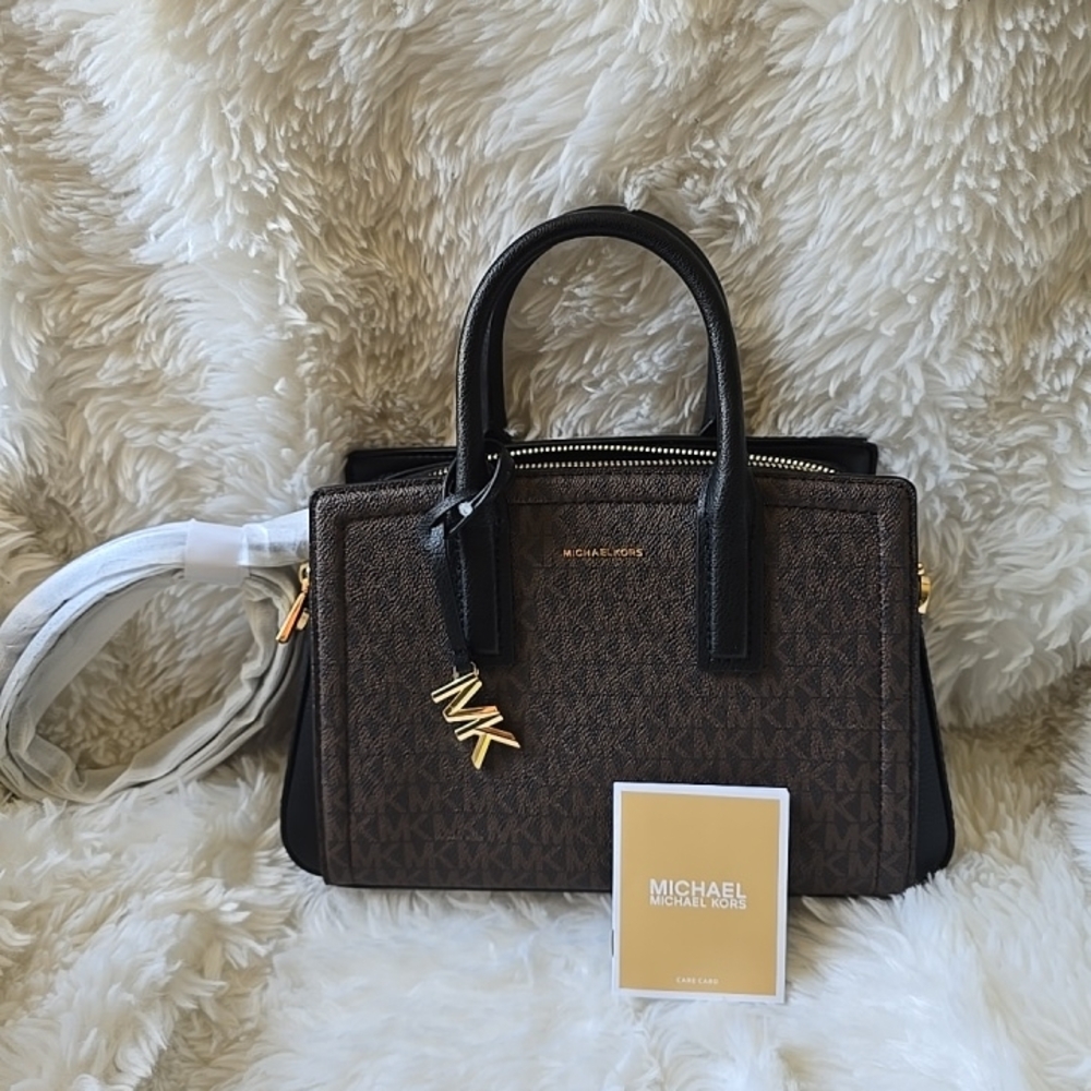 Michael Kors Brown and Black Women's Bag